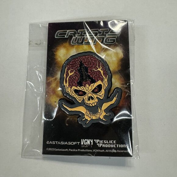 Crisis Wing Enamel Pin VGNYsoft Exclusive Video Game Collectible New Sealed - Picture 1 of 3